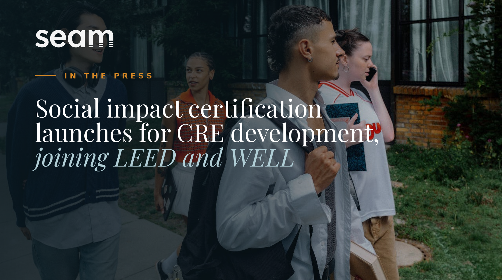 Bisnow coverage of social impact certification launch for commercial real estate