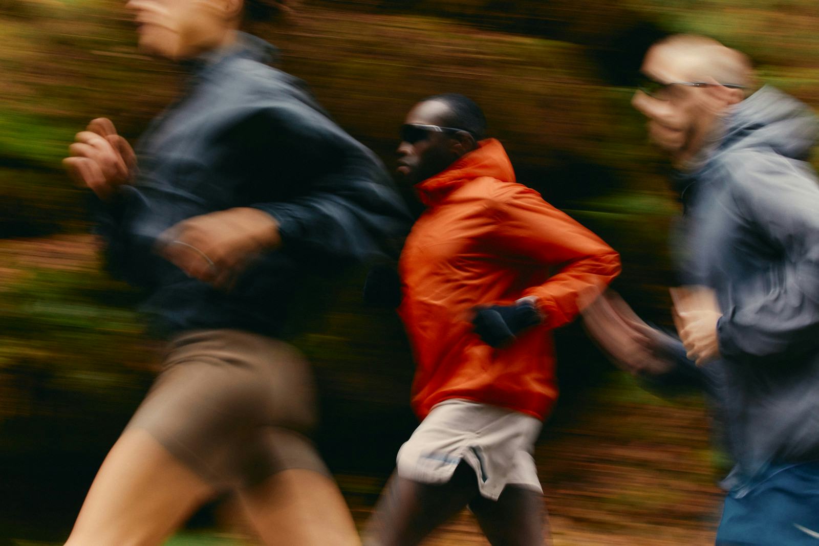 People moving forward together