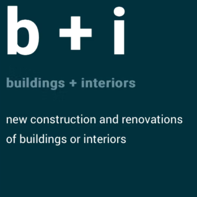 Buildings + Interiors